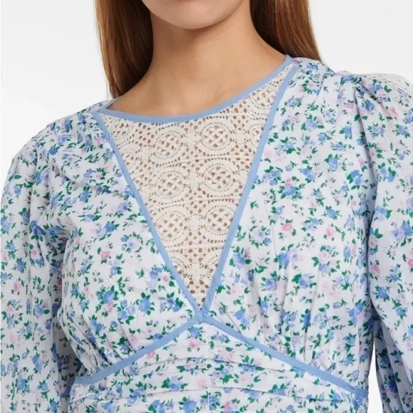 LoveShackFancy Marquise Foral Dress